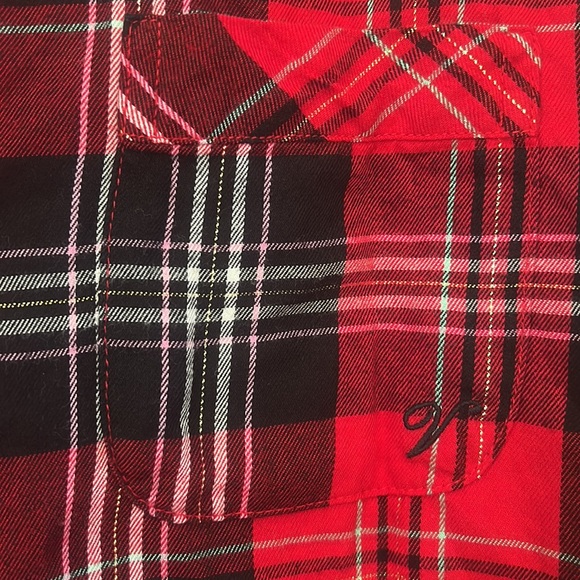 Victoria’s Secret Plaid Pajama Top | M - Picture 4 of 6